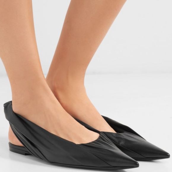 NWOT BALENCIAGA Knife leather point-toe flats